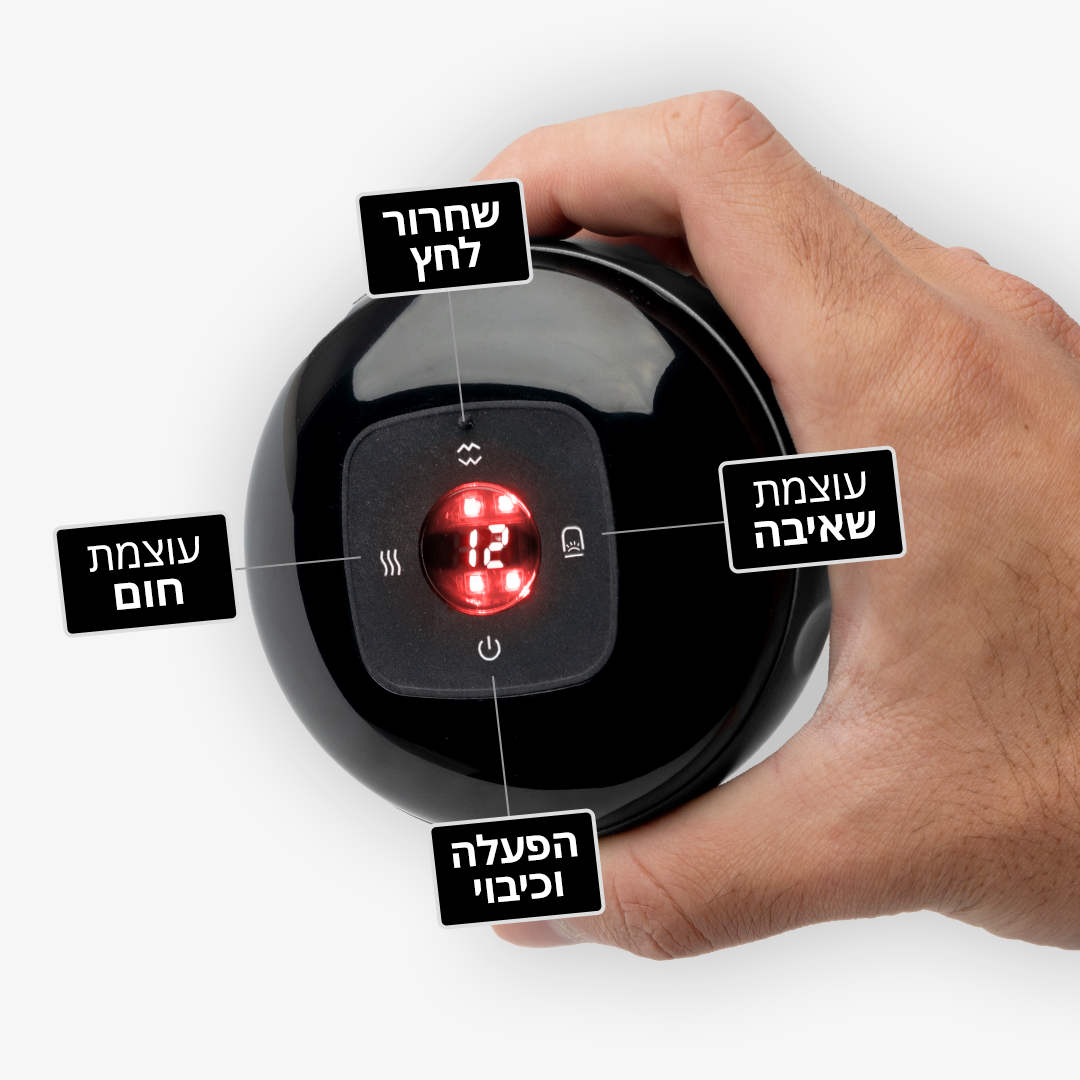 כוס רוח עם מסך LCD